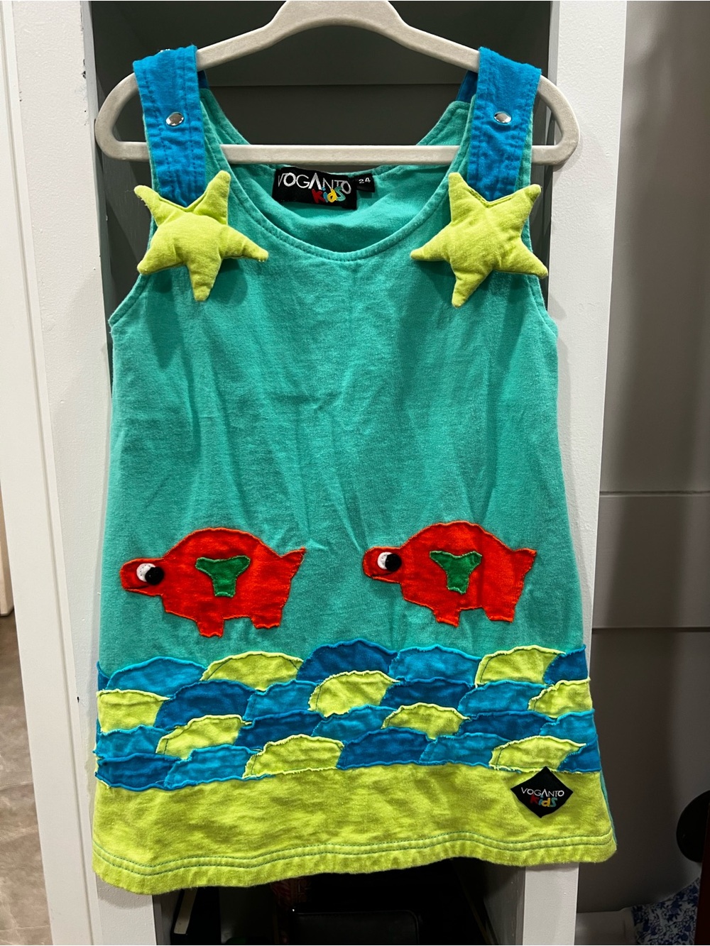 Handmade children's dress from the Italian brand Voganto Kids size 24Mo